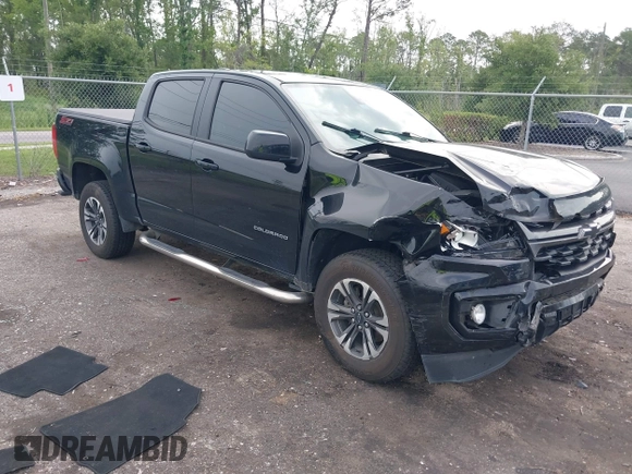2021 Chevrolet Colorado 4WD Z71 with VIN 1GCGTDEN5M1190797, listed as a IAAI auction lot 42473079 with 77,290 mi miles and . Bid and sale history available at DreamBid. Image 1.