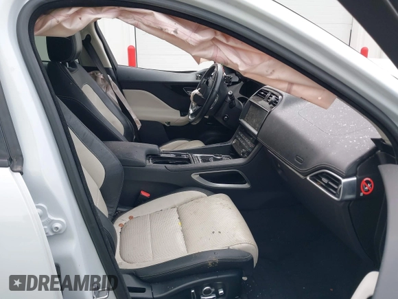 2018 Jaguar F-Pace with VIN SADCL2FN2JA250973, listed as a IAAI auction lot 42325991 with 107,289 mi miles and . Bid and sale history available at DreamBid. Image 5.