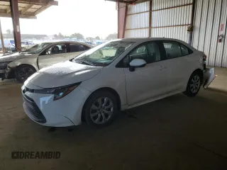 2023 Toyota Corolla LE z VIN 5YFB4MDE9PP044122, wystawiony jako Copart lot #52387125 z przebiegiem 10 596 mil mil oraz Szkoda całkowita • Salvage title. Historia ofert i sprzedaży dostępna na DreamBid. Obrazek 1.