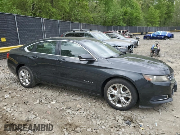 2014 Chevrolet Impala LT with VIN 2G1125S35E9107957, listed as a Copart auction lot 54871575 with 62,767 mi miles and Clean Title. Bid and sale history available at DreamBid. Image 4.
