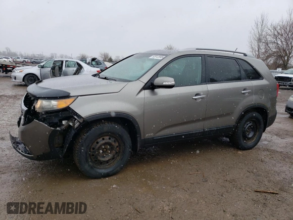 2012 Kia Sorento EX with VIN 5XYKUCA67CG195756, listed as a Copart auction lot 52612595 with 196,438 mi miles and Clean Title. Bid and sale history available at carsss.com. Image 1.