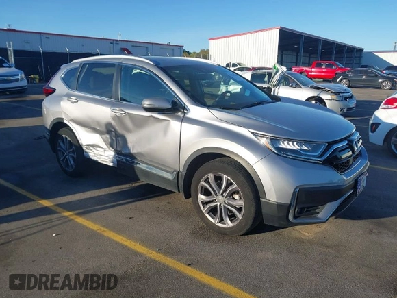 2022 Honda CR-V Touring with VIN 2HKRW2H90NH639946, listed as a IAAI auction lot 41857016 with 47,309 mi miles. Bid and sale history available at carsss.com. Image 1.
