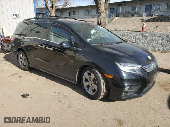 2019 Honda Odyssey EX-L with VIN 5FNRL6H75KB106578, listed as a Copart auction lot 86846304 with 38,769 mi miles and Salvage Title. Bid and sale history available at carsss.com. Image 4.