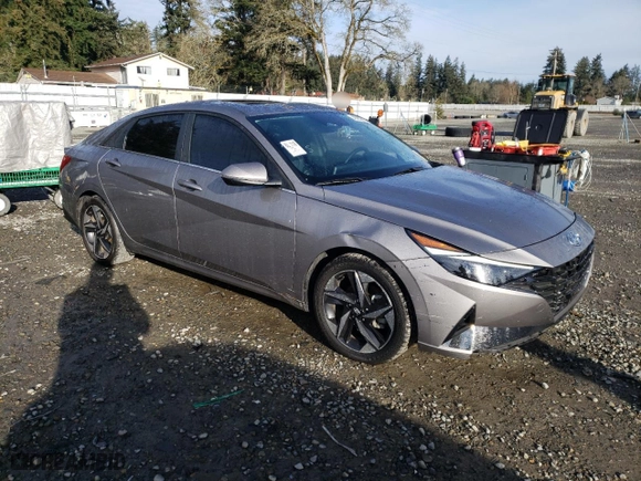 2023 Hyundai Elantra Limited with VIN KMHLP4AG9PU505822, listed as a Copart auction lot 48983815 with 11,563 mi miles and Clean Title. Bid and sale history available at carsss.com. Image 4.