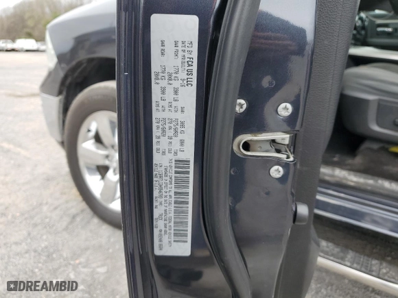2017 Ram 1500 Big Horn with VIN 1C6RR7LG3HS546703, listed as a Copart auction lot 51631135 with 191,805 mi miles and Salvage Title. Bid and sale history available at carsss.com. Image 14.
