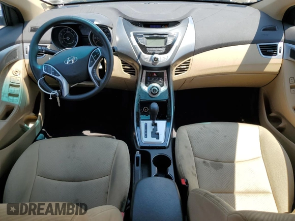 2011 Hyundai Elantra GLS with VIN KMHDH4AE0BU150533, listed as a Copart auction lot 60357125 with 51,718 mi miles and Salvage title. Bid and sale history available at DreamBid. Image 8.