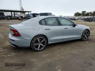 2024 Volvo S60 Ultimate Dark Theme with VIN 7JRL12TM8RG280499, listed as a Copart auction lot 43147335 with 27,856 mi miles and Clean title. Bid and sale history available at DreamBid. Image 3.