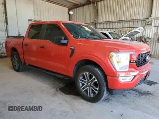 2021 Ford F-150 XL with VIN 1FTEW1CP5MKD32710, listed as a Copart auction lot 49497645 with 56,465 mi miles and Salvage Title. Bid and sale history available at carsss.com. Image 4.