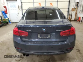 2017 BMW 3 Series 330i xDrive with VIN WBA8D9G54HNU60657, listed as a Copart auction lot 47640355 with 107,187 mi miles and Salvage Title. Bid and sale history available at carsss.com. Image 6.