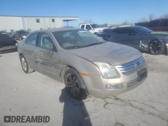 2007 Ford Fusion SEL with VIN 3FAHP081X7R158194, listed as a Copart auction lot 43157255 with 0 mi miles and Salvage Title. Bid and sale history available at carsss.com. Image 4.