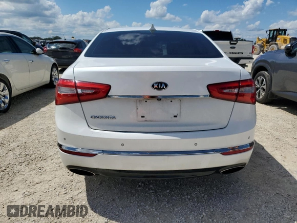2015 Kia Cadenza Premium with VIN KNALN4D7XF5195899, listed as a Copart auction lot 74051464 with 87,339 mi miles and Salvage Title. Bid and sale history available at carsss.com. Image 6.