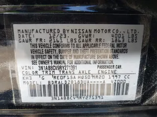 2024 Nissan Sentra SV z VIN 3N1AB8CV9RY271391, wystawiony jako IAAI lot #42506867 z przebiegiem 15 955 mil mil oraz . Historia ofert i sprzedaży dostępna na DreamBid. Obrazek 9.