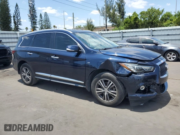 2019 Infiniti QX60 Pure z VIN 5N1DL0MN4KC511433, wystawiony jako Copart lot #55981635 z przebiegiem 71 703 mil mil oraz Szkoda całkowita • Salvage title. Historia ofert i sprzedaży dostępna na DreamBid. Obrazek 4.
