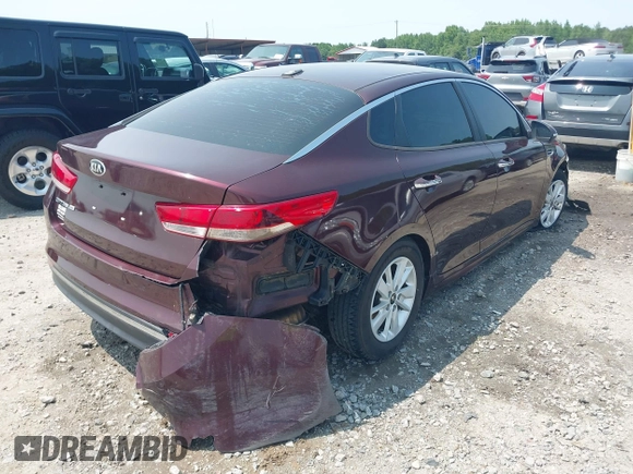2016 Kia Optima LX with VIN 5XXGT4L36GG115293, listed as a IAAI auction lot 42383832 with 189,402 mi miles and . Bid and sale history available at DreamBid. Image 4.