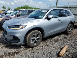 2024 Honda HR-V EX-L z VIN 3CZRZ2H74RM726121, wystawiony jako Copart lot #55845255 z przebiegiem 13 467 mil mil oraz Szkoda całkowita • Salvage title. Historia ofert i sprzedaży dostępna na DreamBid. Obrazek 1.