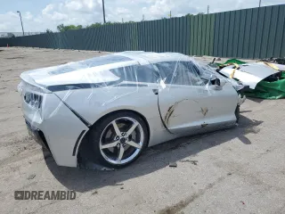 2014 Chevrolet Corvette 1LT with VIN 1G1YA2D73E5120297, listed as a Copart auction lot 51377005 with Not provided miles and Non repairable. Bid and sale history available at DreamBid. Image 3.