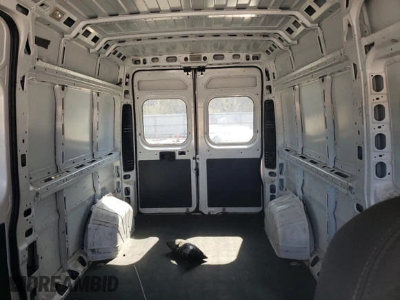 2023 Ram ProMaster Cargo with VIN 3C6LRVDG4PE545506, listed as a Copart auction lot 45299735 with 16,783 mi miles and Salvage Title. Bid and sale history available at carsss.com. Image 10.