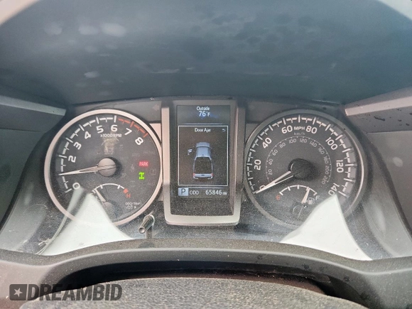 2023 Toyota Tacoma SR with VIN 3TMCZ5AN2PM580515, listed as a Copart auction lot 60422635 with 65,846 mi miles and Salvage title. Bid and sale history available at DreamBid. Image 9.