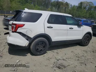 2016 Ford Police Interceptor Utility z VIN 1FM5K8ARXGGC73455, wystawiony jako Copart lot #53390105 z przebiegiem 110 137 mil mil oraz Szkoda całkowita • Salvage title. Historia ofert i sprzedaży dostępna na DreamBid. Obrazek 3.