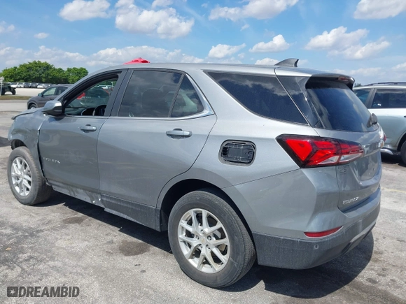 2024 Chevrolet Equinox LT with VIN 3GNAXTEGXRL248335, listed as a IAAI auction lot 41709145 with 1 mi miles. Bid and sale history available at carsss.com. Image 3.