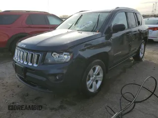 2014 Jeep Compass Sport with VIN 1C4NJDBB7ED673909, listed as a Copart auction lot 43391955 with 253,203 mi miles and Salvage Title. Bid and sale history available at carsss.com. Image 1.
