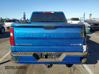 2022 Chevrolet Silverado 1500 Custom with VIN 3GCPABEK8NG556562, listed as a Copart auction lot 79316624 with 59,196 mi miles and Salvage Title. Bid and sale history available at DreamBid. Image 6.