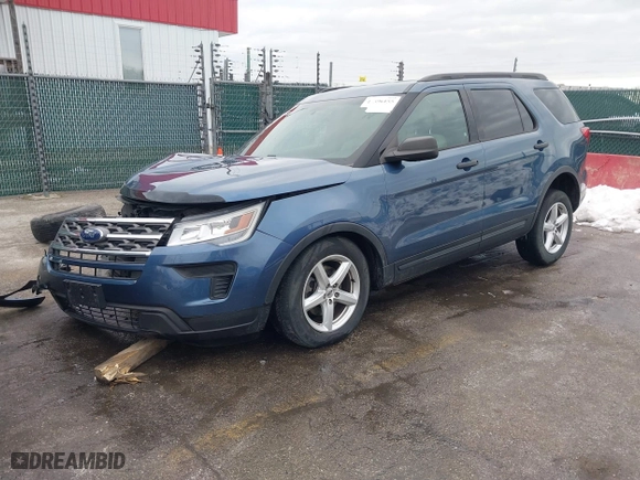 2018 Ford Explorer with VIN 1FM5K8BH3JGB96344, listed as a IAAI auction lot 41306155 with 103,712 mi miles. Bid and sale history available at carsss.com. Image 20.