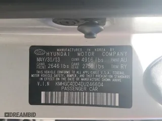 2013 Hyundai Genesis 3.8L with VIN KMHGC4DD4DU246604, listed as a Copart auction lot 47034285 with 146,302 mi miles and Salvage Title. Bid and sale history available at carsss.com. Image 12.