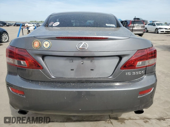 2012 Lexus IS 350 C с VIN JTHFE2C23C2508829, выставлен на аукционе Copart как лот 50292405 с пробегом 66 471 миль миль и Списание • Salvage title. История ставок и продаж доступна на DreamBid. Изображение 6.