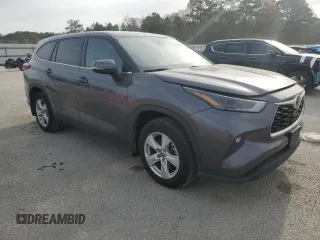 2022 Toyota Highlander LE z VIN 5TDBZRBHXNS566239, wystawiony jako Copart lot #49960015 z przebiegiem 47 997 mil mil oraz Szkoda całkowita • Salvage title. Historia ofert i sprzedaży dostępna na DreamBid. Obrazek 4.