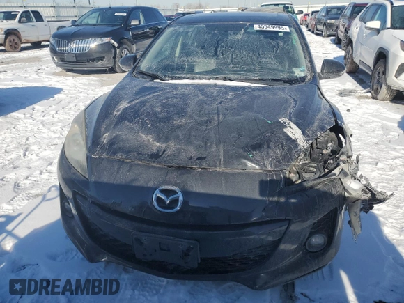 2013 Mazda 3 i Grand Touring with VIN JM1BL1W74D1775220, listed as a Copart auction lot 45549995 with 159,811 mi miles and Salvage Title. Bid and sale history available at carsss.com. Image 5.