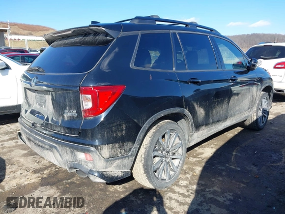 2019 Honda Passport Elite z VIN 5FNYF8H07KB014647, wystawiony jako IAAI lot #41544464 z przebiegiem 82 698 mil mil oraz . Historia ofert i sprzedaży dostępna na DreamBid. Obrazek 4.