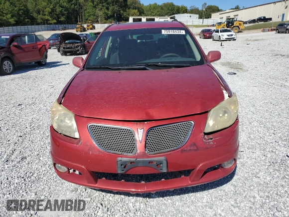 2006 Pontiac Vibe with VIN 5Y2SL65826Z405864, listed as a Copart auction lot 75918434 with 153,933 mi miles and Clean Title. Bid and sale history available at carsss.com. Image 5.