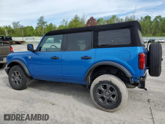 2023 Ford Bronco z VIN 1FMDE5BH7PLB11989, wystawiony jako Copart lot #58302125 z przebiegiem 25 526 mil mil oraz Szkoda całkowita • Salvage title. Historia ofert i sprzedaży dostępna na DreamBid. Obrazek 2.