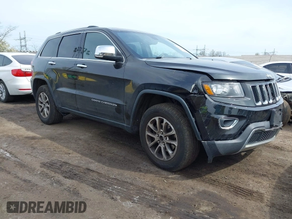 2014 Jeep Grand Cherokee Limited with VIN 1C4RJFBG4EC220054, listed as a IAAI auction lot 42050036 with 100,552 mi miles and . Bid and sale history available at DreamBid. Image 1.