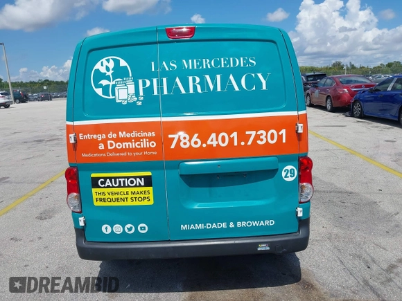2020 Nissan NV200 SV with VIN 3N6CM0KN1LK709699, listed as a IAAI auction lot 39607271 with 68,740 mi miles and . Bid and sale history available at DreamBid. Image 16.