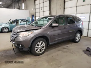2012 Honda CR-V EX-L with VIN 5J6RM4H70CL011954, listed as a Copart auction lot 53962325 with 188,094 mi miles and Salvage Title. Bid and sale history available at carsss.com. Image 1.