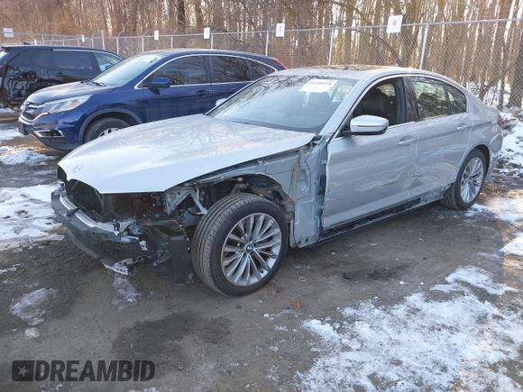 2021 BMW 5 Series 530i xDrive with VIN WBA13BJ02MWX30031, listed as a IAAI auction lot 41249175 with 65,341 mi miles and . Bid and sale history available at carsss.com. Image 22.