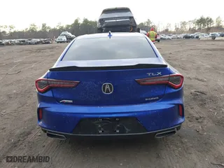 2023 Acura TLX w/A-Spec Package with VIN 19UUB6F58PA000934, listed as a IAAI auction lot 41241476 with 28,380 mi miles. Bid and sale history available at carsss.com. Image 16.