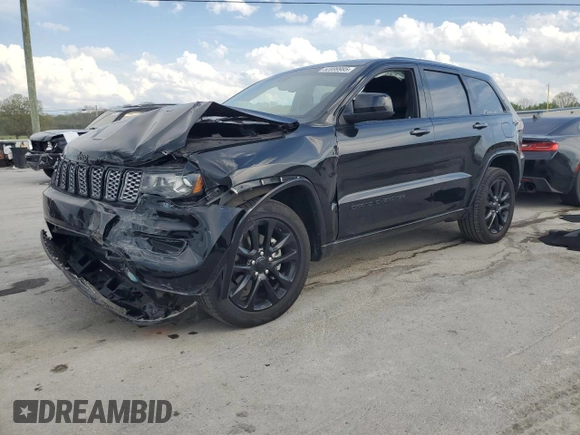 2020 Jeep Grand Cherokee Altitude with VIN 1C4RJFAG0LC150082, listed as a Copart auction lot 52899985 with 76,894 mi miles and Salvage Title. Bid and sale history available at carsss.com. Image 1.