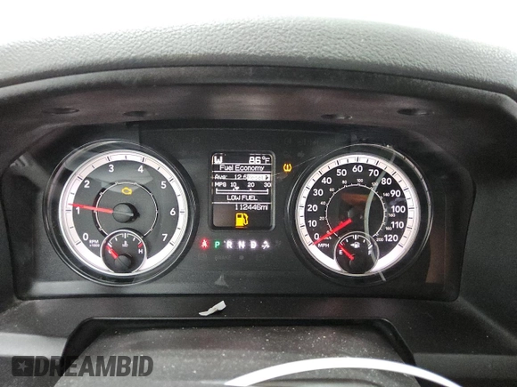 2019 Ram 1500 SLT with VIN 1C6RR6TT7KS653722, listed as a Copart auction lot 59967885 with 112,446 mi miles and Clean title. Bid and sale history available at DreamBid. Image 9.