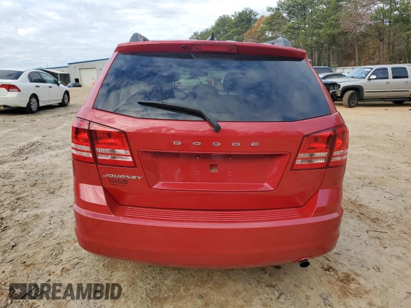 2016 Dodge Journey SE with VIN 3C4PDCAB3GT166496, listed as a Copart auction lot 84995054 with 121,494 mi miles and Salvage Title. Bid and sale history available at carsss.com. Image 6.