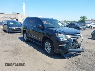 2019 Lexus GX with VIN JTJBM7FX7K5215887, listed as a IAAI auction lot 39555132 with 100,077 mi miles. Bid and sale history available at carsss.com. Image 1.