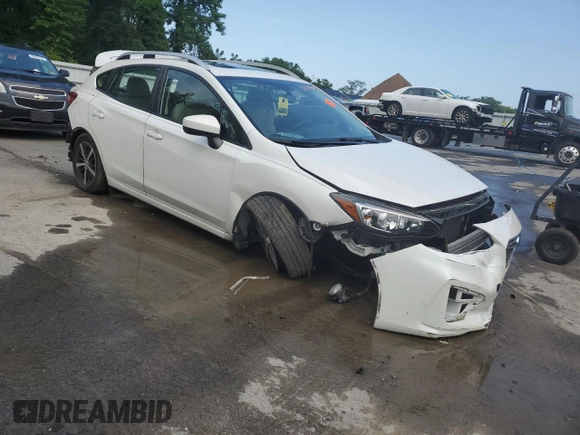 2019 Subaru Impreza Premium z VIN 4S3GTAD62K3753556, wystawiony jako Copart lot #63009014 z przebiegiem Nie podano mil oraz Szkoda całkowita • Salvage title. Historia ofert i sprzedaży dostępna na DreamBid. Obrazek 4.