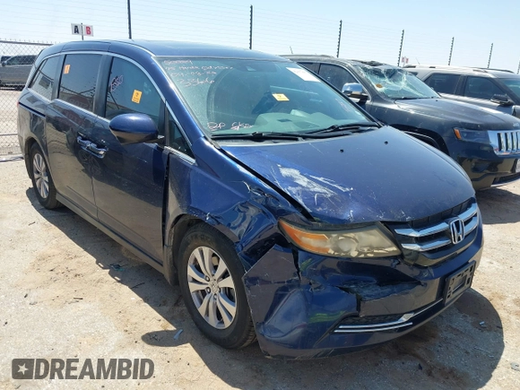 2015 Honda Odyssey EX-L with VIN 5FNRL5H6XFB123366, listed as a IAAI auction lot 42037807 with 141,135 mi miles and . Bid and sale history available at DreamBid. Image 1.