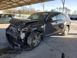 2018 Volkswagen Atlas SEL Premium z VIN 1V2NR2CA7JC591678, wystawiony jako Copart lot #87338484 z przebiegiem 123 031 mil mil oraz Szkoda całkowita • Salvage title. Historia ofert i sprzedaży dostępna na DreamBid. Obrazek 1.