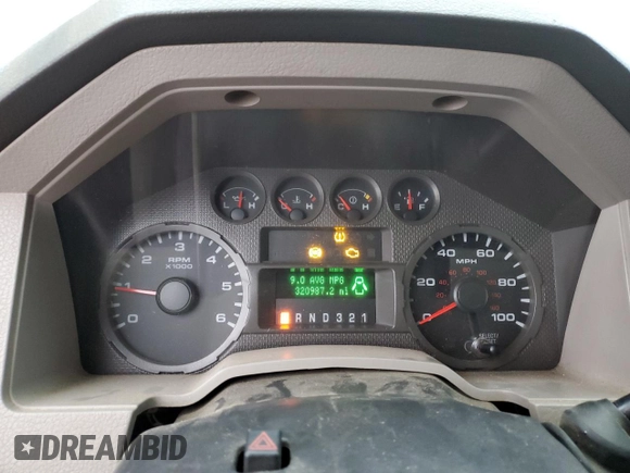 2010 Ford Super Duty F-250 SRW XL with VIN 1FTSW2B58AEB00797, listed as a Copart auction lot 79393854 with 320,987 mi miles and Salvage Title. Bid and sale history available at carsss.com. Image 9.