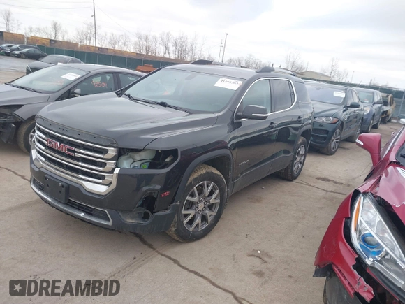 2020 GMC Acadia SLT with VIN 1GKKNULS9LZ160798, listed as a IAAI auction lot 41503363 with 158,272 mi miles and . Bid and sale history available at DreamBid. Image 18.