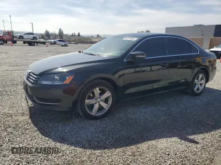 2013 Volkswagen Passat SE w/Sunroof & Nav with VIN 1VWBP7A37DC107148, listed as a Copart auction lot 45519435 with 150,118 mi miles and Salvage Title. Bid and sale history available at carsss.com. Image 1.