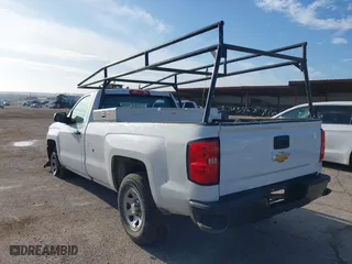 2018 Chevrolet Silverado 1500 Work Truck with VIN 1GCNCNEHXJZ264512, listed as a IAAI auction lot 41173158 with 126,311 mi miles. Bid and sale history available at carsss.com. Image 3.